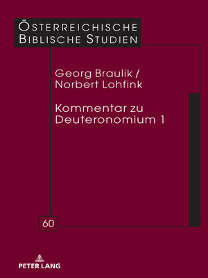 cover image of Kommentar zu Deuteronomium 1